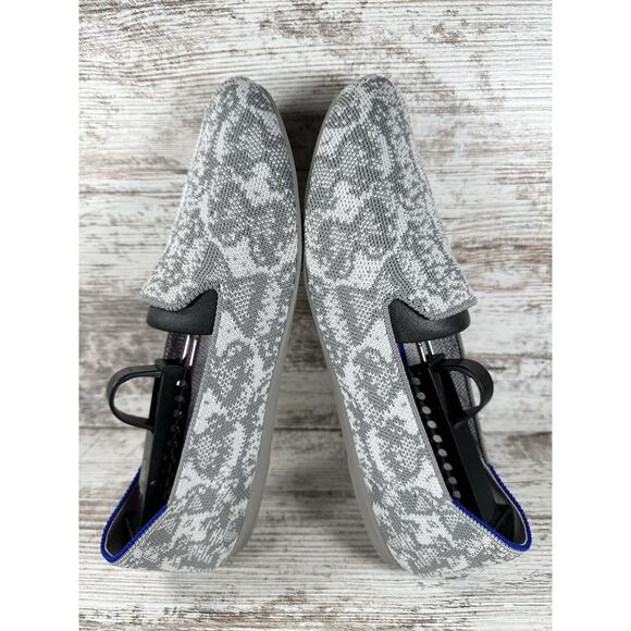 Women's Rothy's The Flat Gray/White Flats Sz 8.5 EUC! - Picture 7 of 9